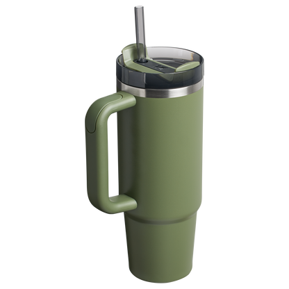 Stanley Quencher H2.0 Flowstate™ Tumbler 30 Oz Cup In Dried Pine Green