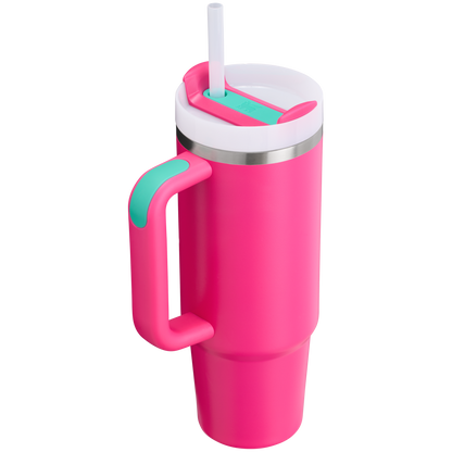 Stanley Quencher H2.O FlowState Insulated Tumbler 30 OZ Cup In Passion Pink