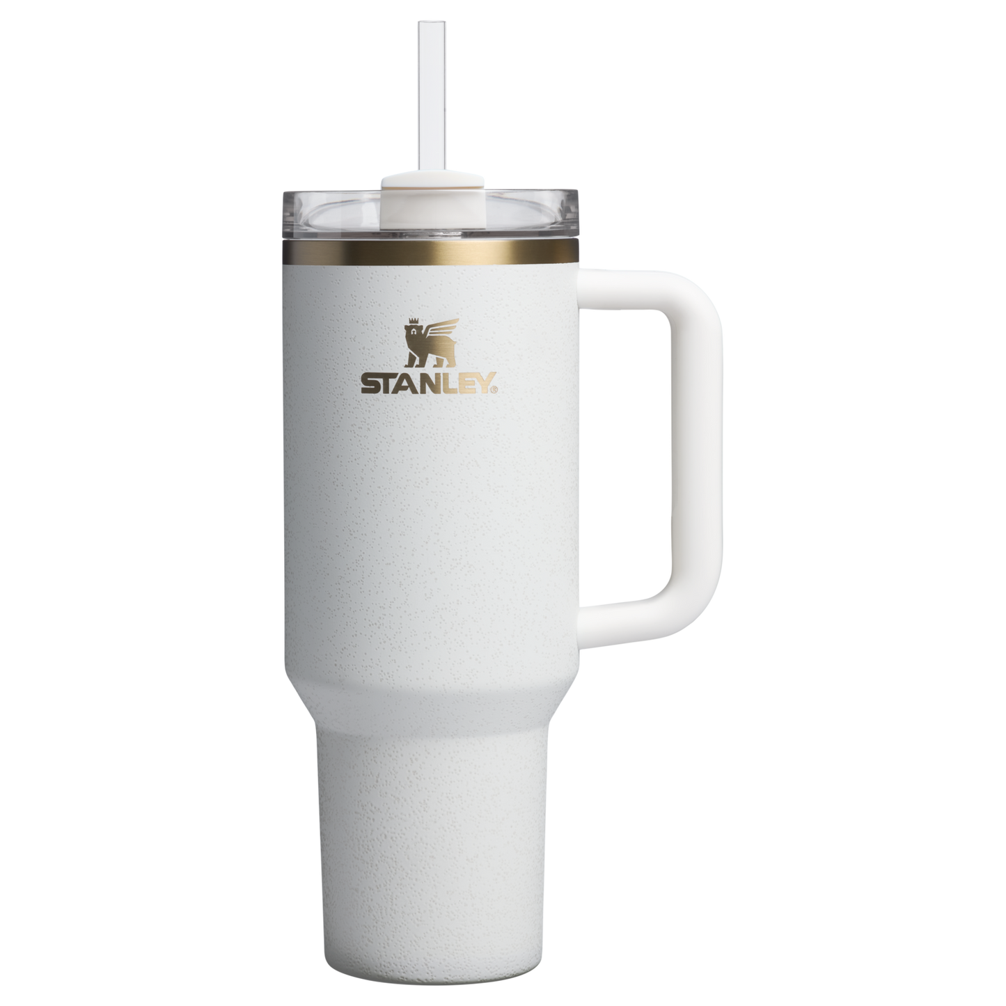 Stanley 40 OZ Quencher Insulated Tumbler Cup In Cream White