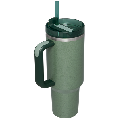 Stanley Quencher Tumbler Cup 40OZ in Hammertone Green