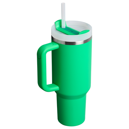 Stanley Quencher H2.O FlowState Tumbler Cup 40 OZ In Meadow Green
