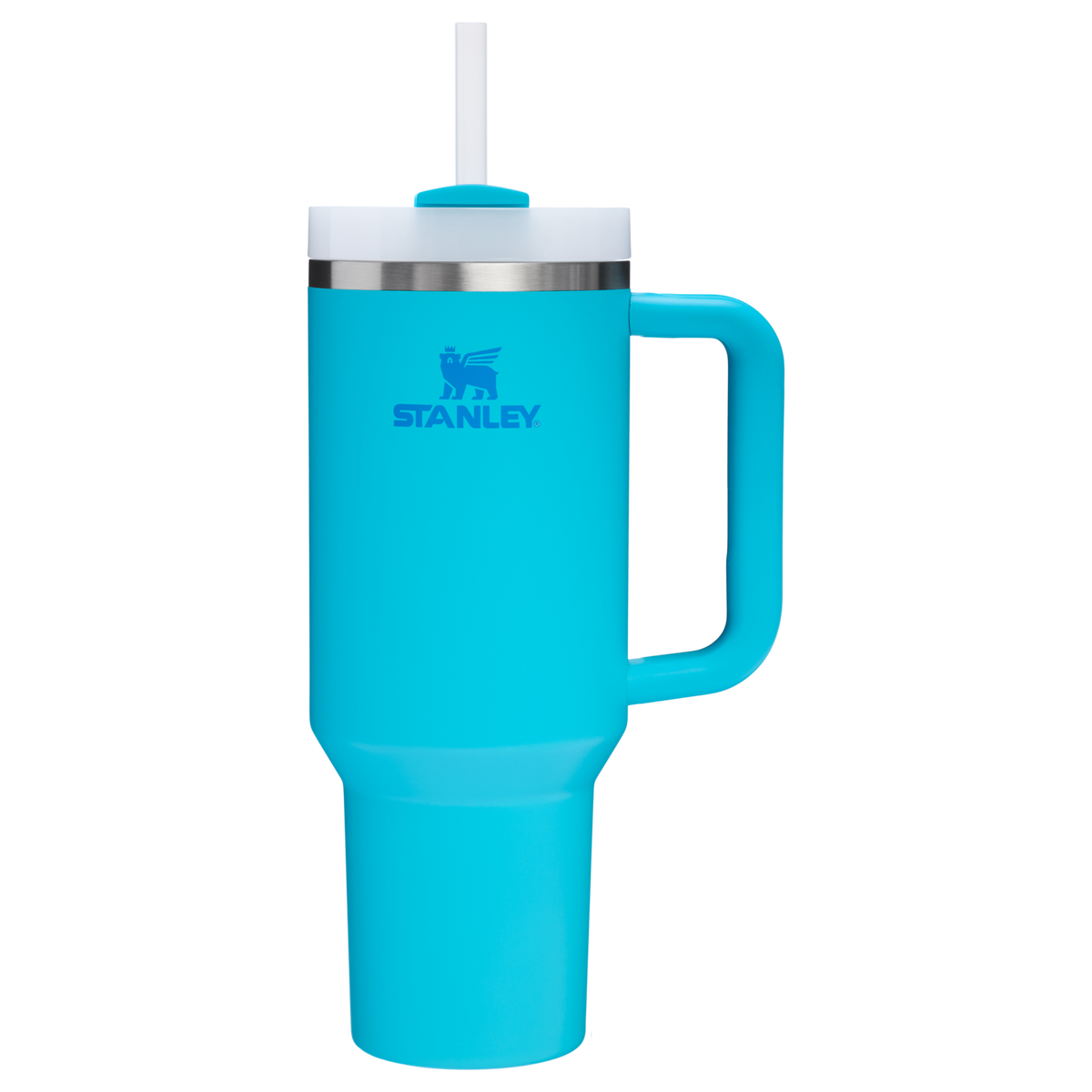 Stanley Quencher H2.O FlowState Tumbler Cup 40 OZ In Splash Blue