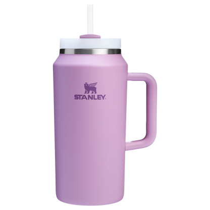 Stanley 64 OZ Stainless Steel Tumbler With Straw In Lilac Purple