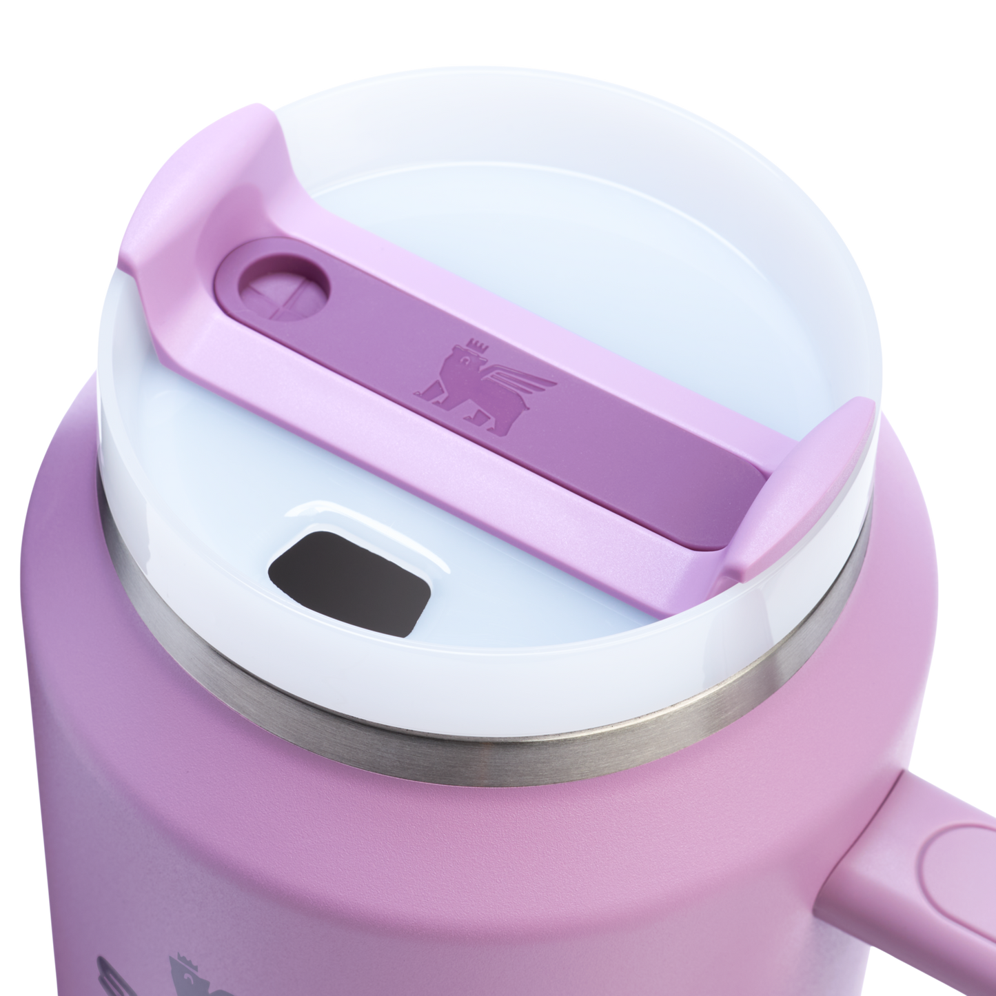 Stanley 64 OZ Stainless Steel Tumbler With Straw In Lilac Purple