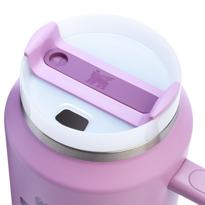 Stanley 64 OZ Stainless Steel Tumbler With Straw In Lilac Purple
