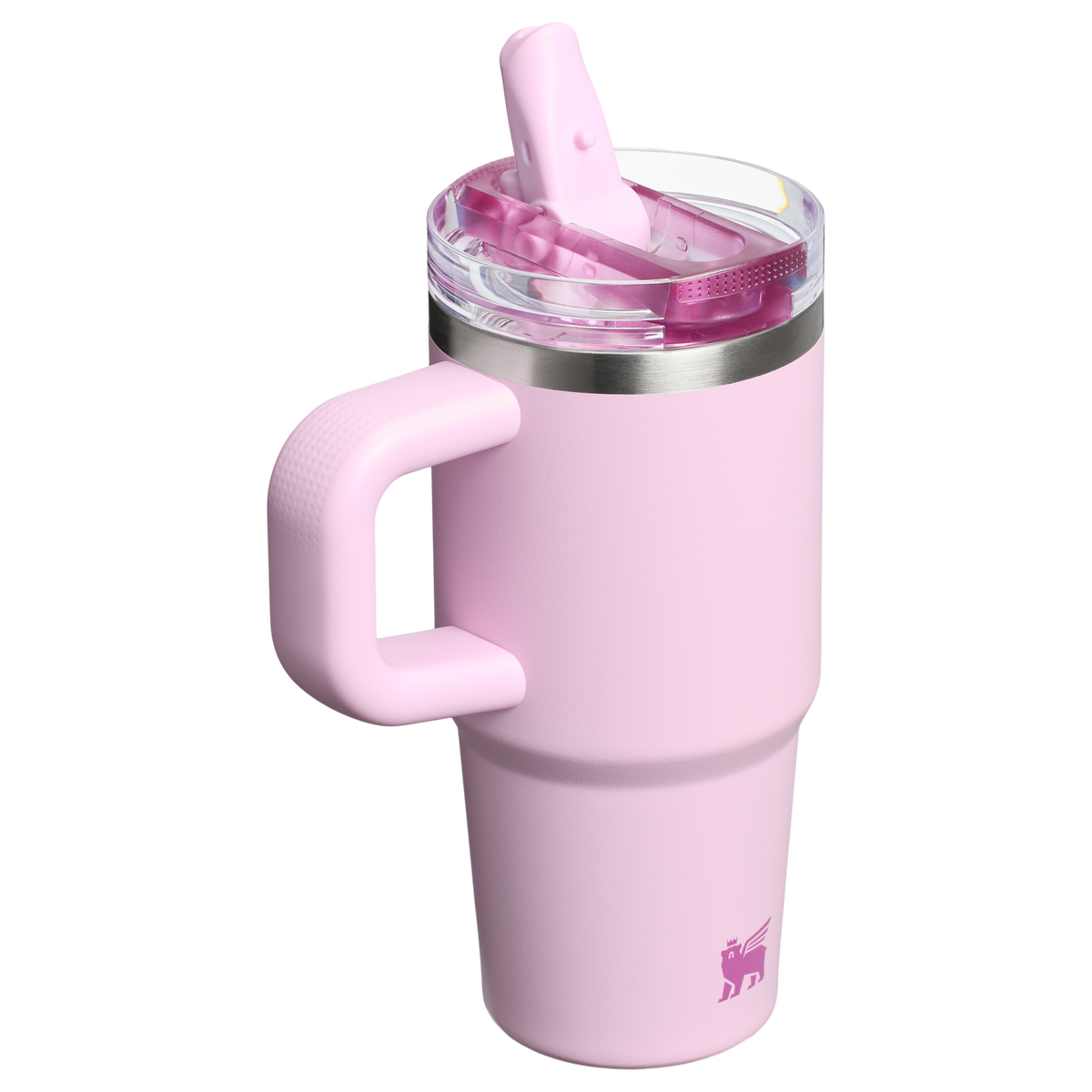 Stanley 14 oz Quencher ProTour Flip Straw Insulated Tumbler Cup In Cherry Blossom Pink