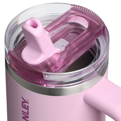Stanley 14 oz Quencher ProTour Flip Straw Insulated Tumbler Cup In Cherry Blossom Pink