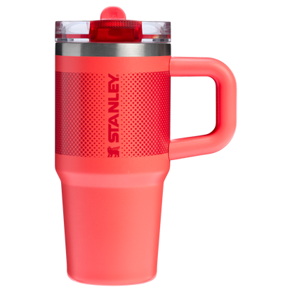Stanley 14 OZ ProTour Flip Straw Tumbler Cup In Hot Coral Red