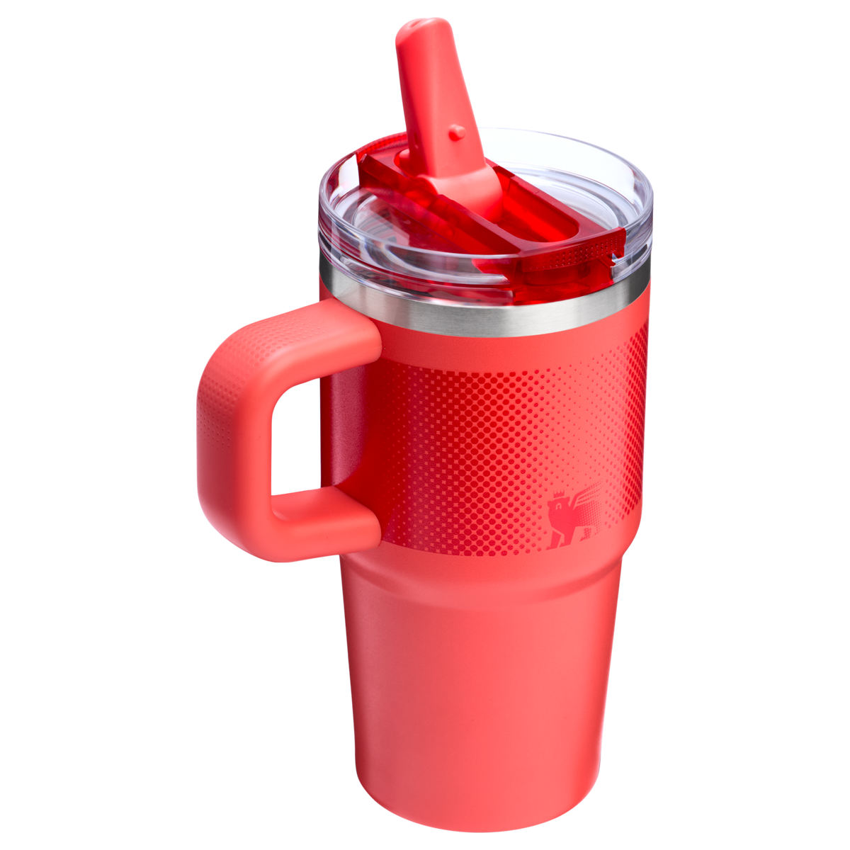Stanley 20 OZ ProTour Flip Straw Tumbler Cup In Hot Coral Red