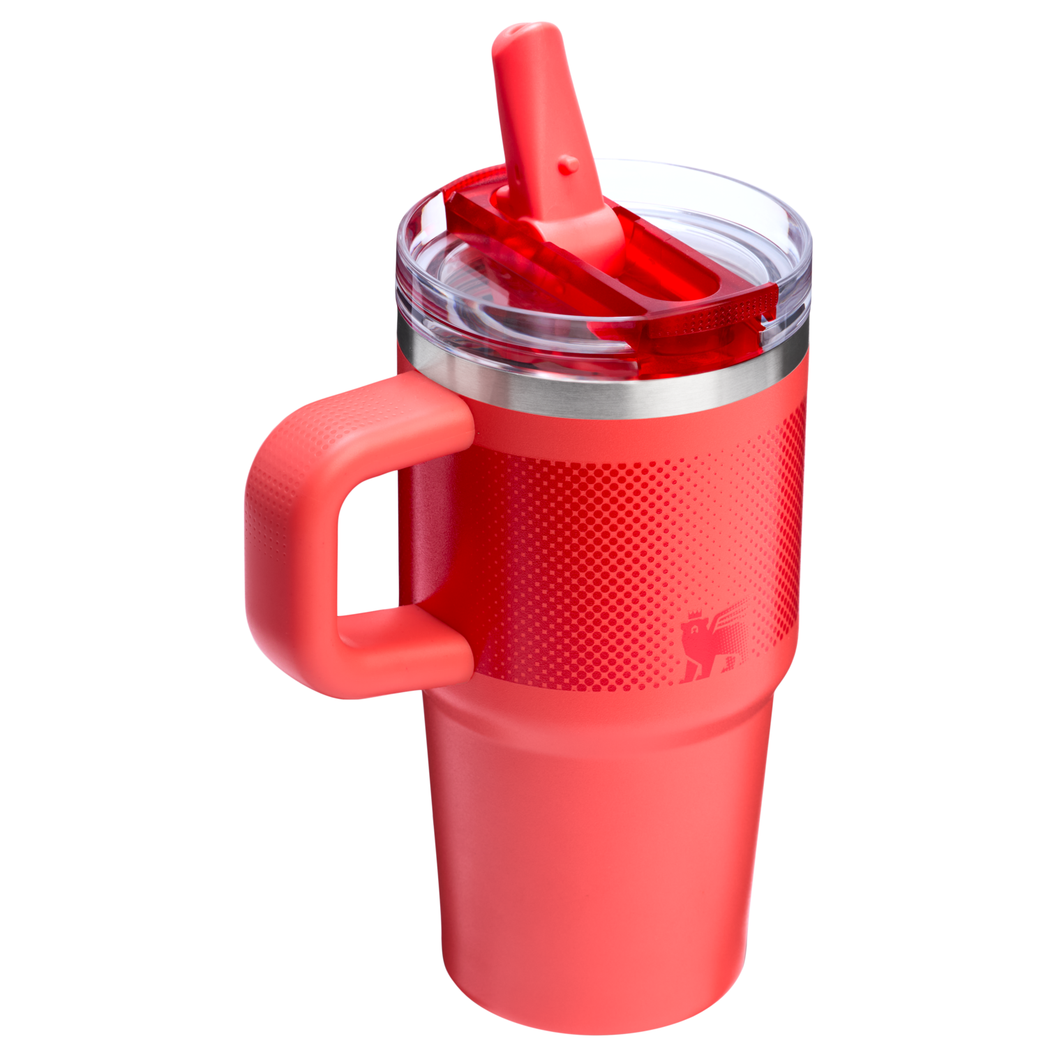 Stanley 20 OZ ProTour Flip Straw Tumbler Cup In Hot Coral Red