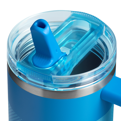 The Stanley Quencher ProTour Flip Straw Tumbler 30 OZ in Azure Blue Fade