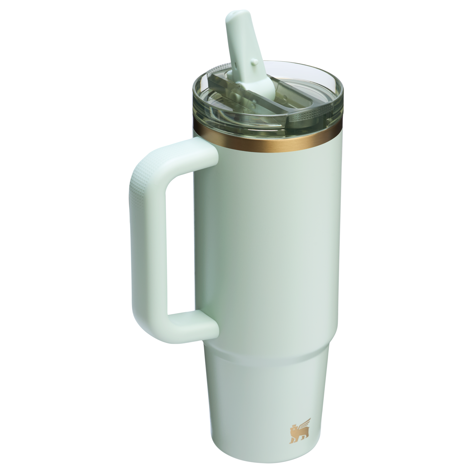 The Stanley Quencher ProTour Flip Straw Tumbler 30OZ Cup In Gilded Celadon