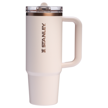 The Stanley Quencher ProTour Flip Straw Tumbler 30OZ Cup In Gilded Sugar