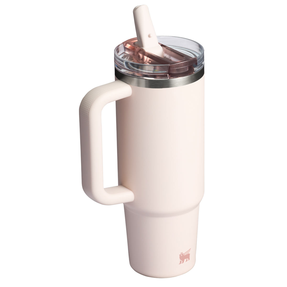 The Stanley Quencher ProTour Flip Straw Tumbler 30 OZ in Rose Quartz