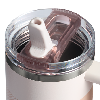 The Stanley Quencher ProTour Flip Straw Tumbler 30 OZ in Rose Quartz Fade
