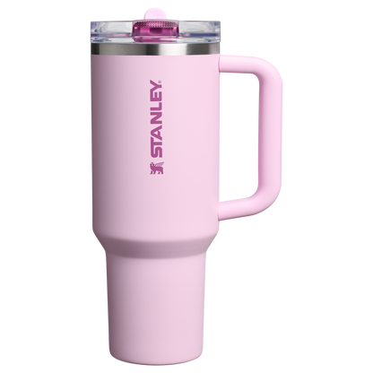 Stanley 40 Oz Quencher ProTour Flip traw Tumbler In Cherry Blossom Pink