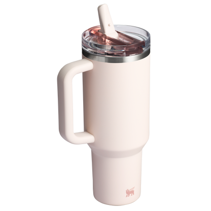 The Stanley Quencher ProTour Flip Straw Tumbler 30 OZ in Rose Quartz