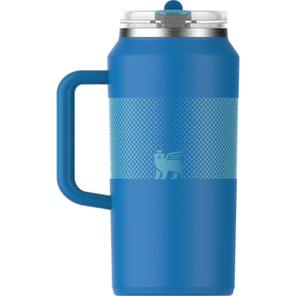The Quencher ProTour Flip Straw Insulated Tumbler 64 OZ In Azure Blue