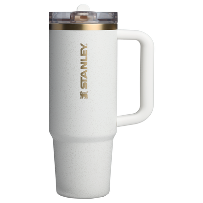Stanley 30 OZ Quencher Insulated Tumbler Cup In Cream Moon