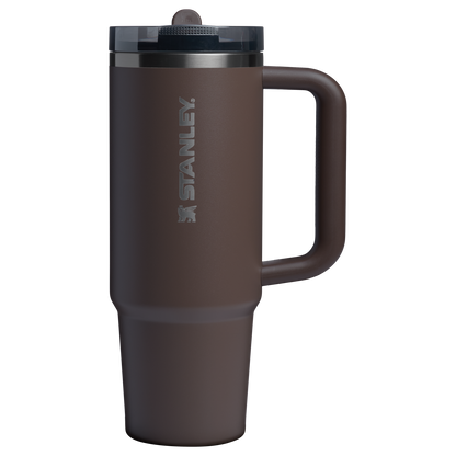 The Stanley Quencher ProTour Flip Straw Insulated Tumbler 30 OZ Cup In Espresso Brown