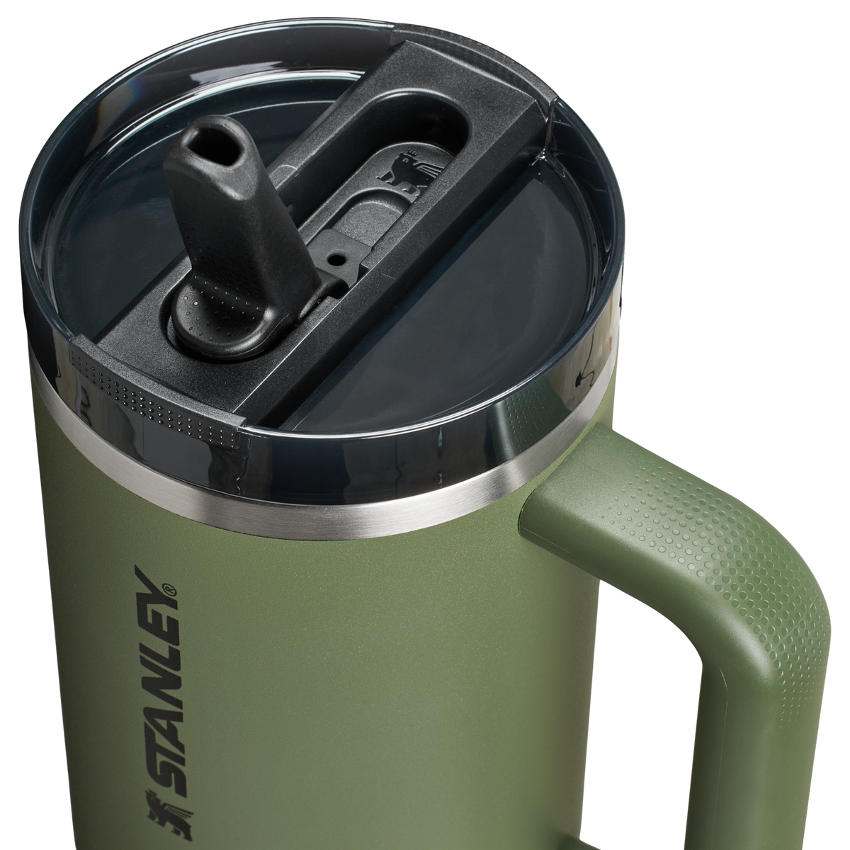 Stanley Quencher ProTour Flip Straw Tumbler Cup 40OZ In Dried Pine Green