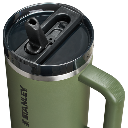 Stanley Quencher ProTour Flip Straw Tumbler Cup 40OZ In Dried Pine Green