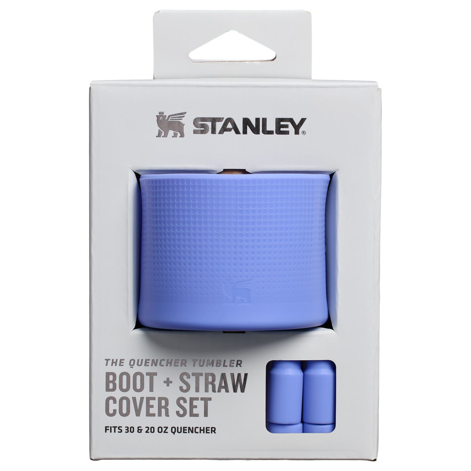 Stanley Quencher Tumbler Boot & Straw Cover For 30 To 20 OZ Cups In Hydrangea Purple
