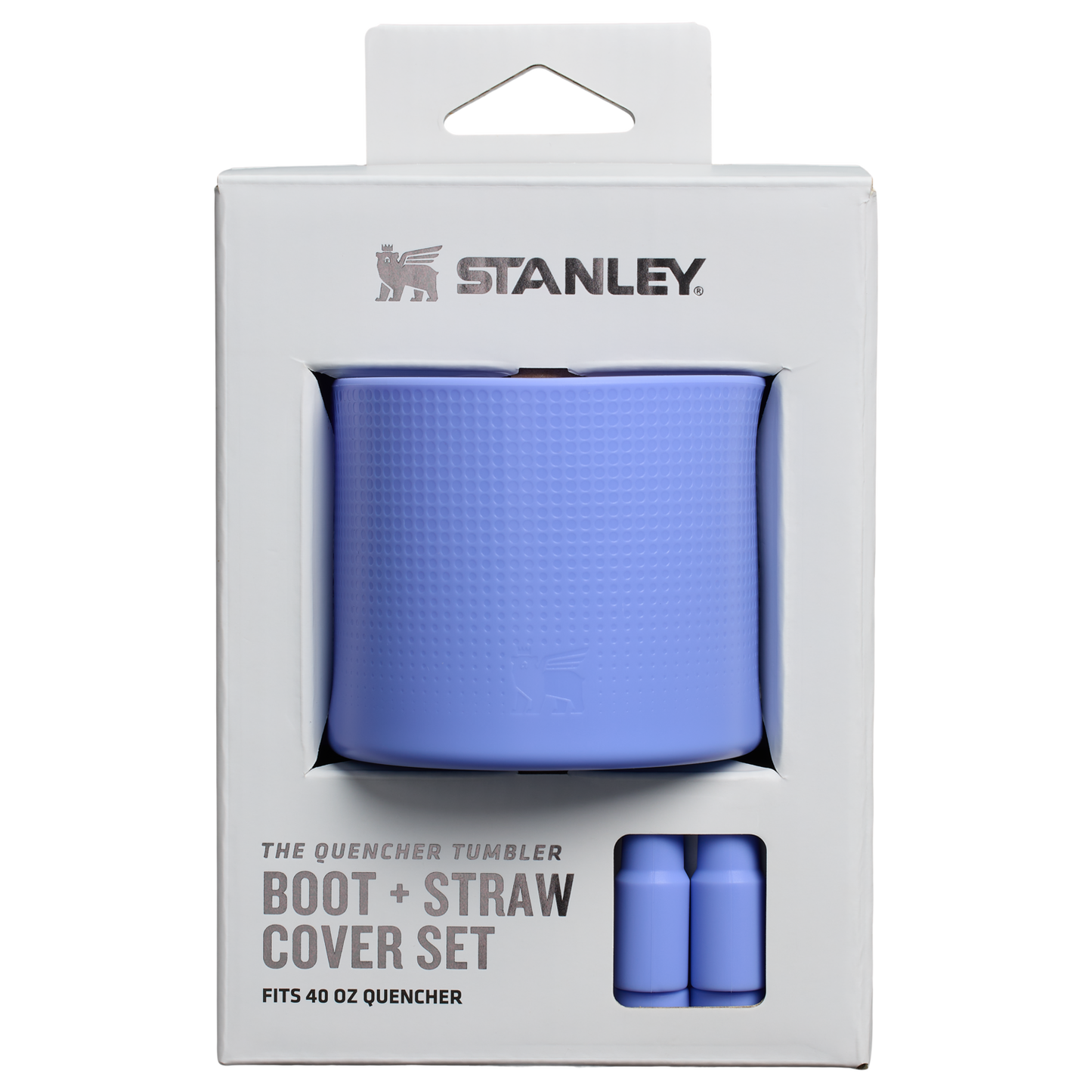 Stanley Quencher Tumbler Boot & Straw Cover For 40 OZ Cups In Hydrangea Purple
