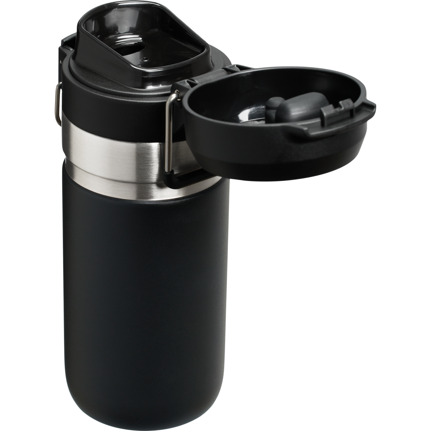 Stanley 16 OZ Quick Flip Go Water Bottle In Black