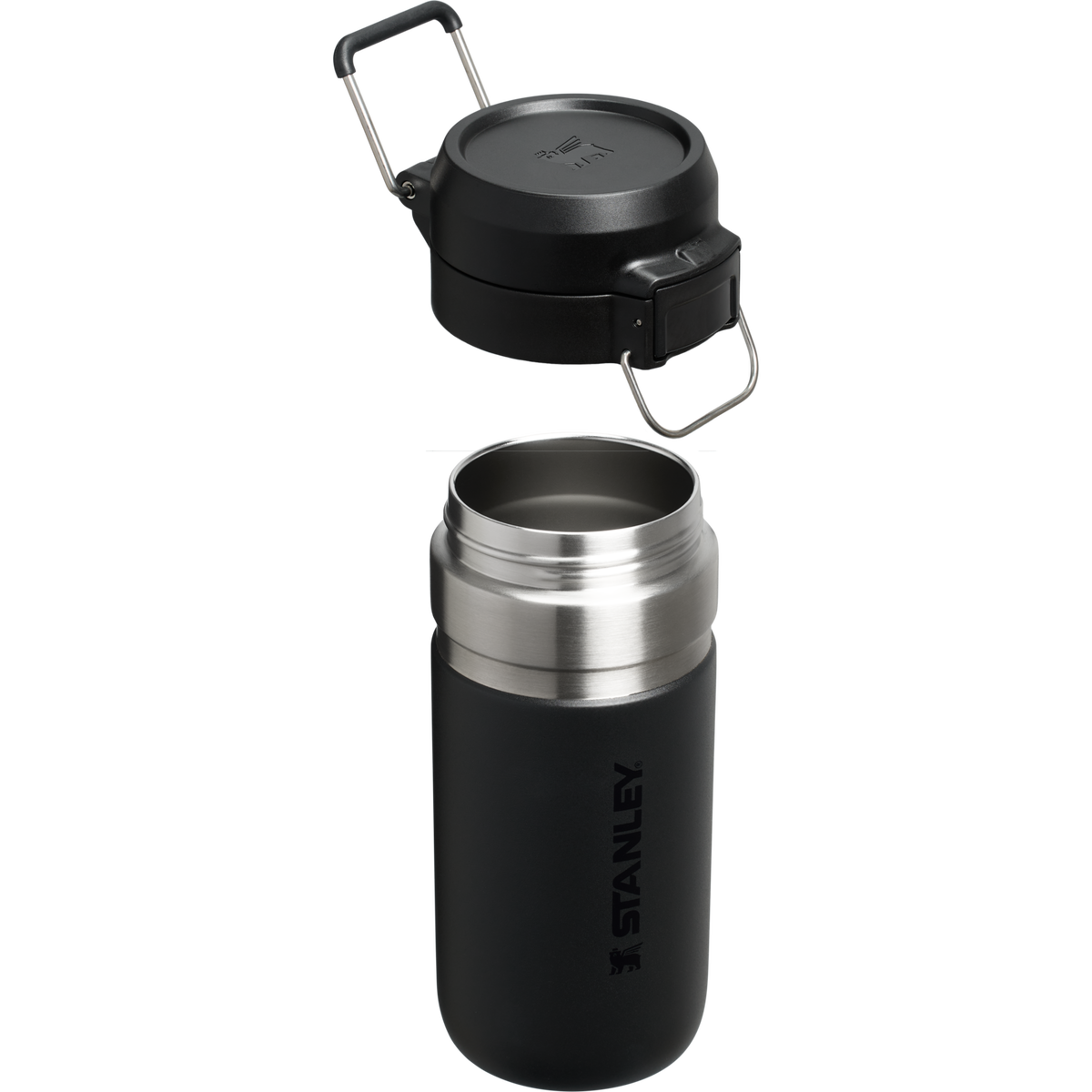 Stanley 16 OZ Quick Flip Go Water Bottle In Black