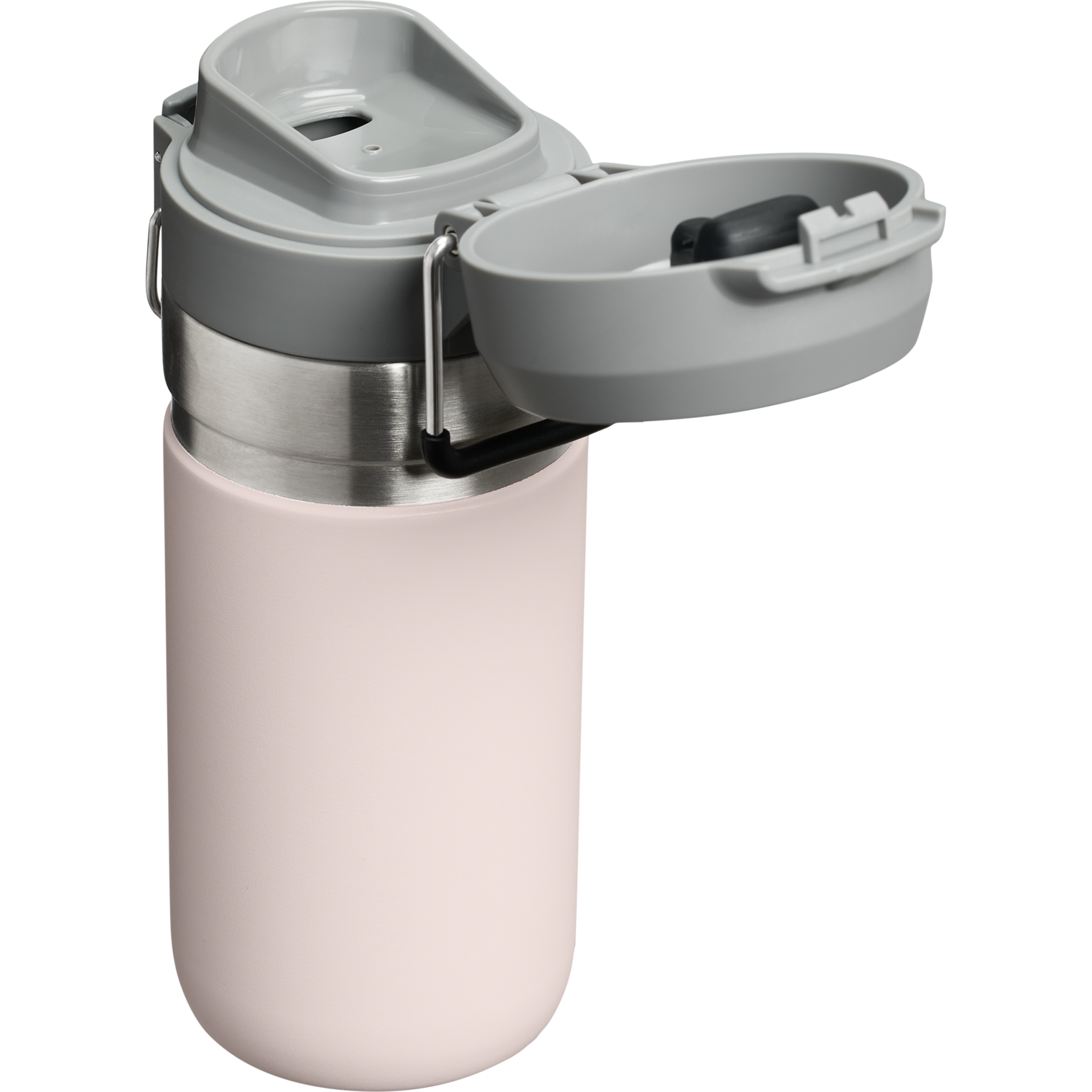 Stanley 16 OZ Quick Flip Go Water Bottle In Rose Quartz Pink