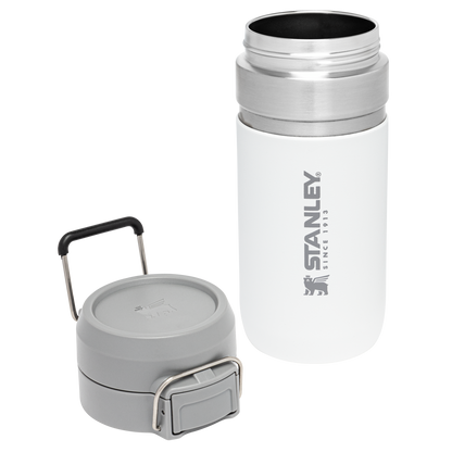 Stanley 16 OZ Quick Flip Go Water Bottle In White