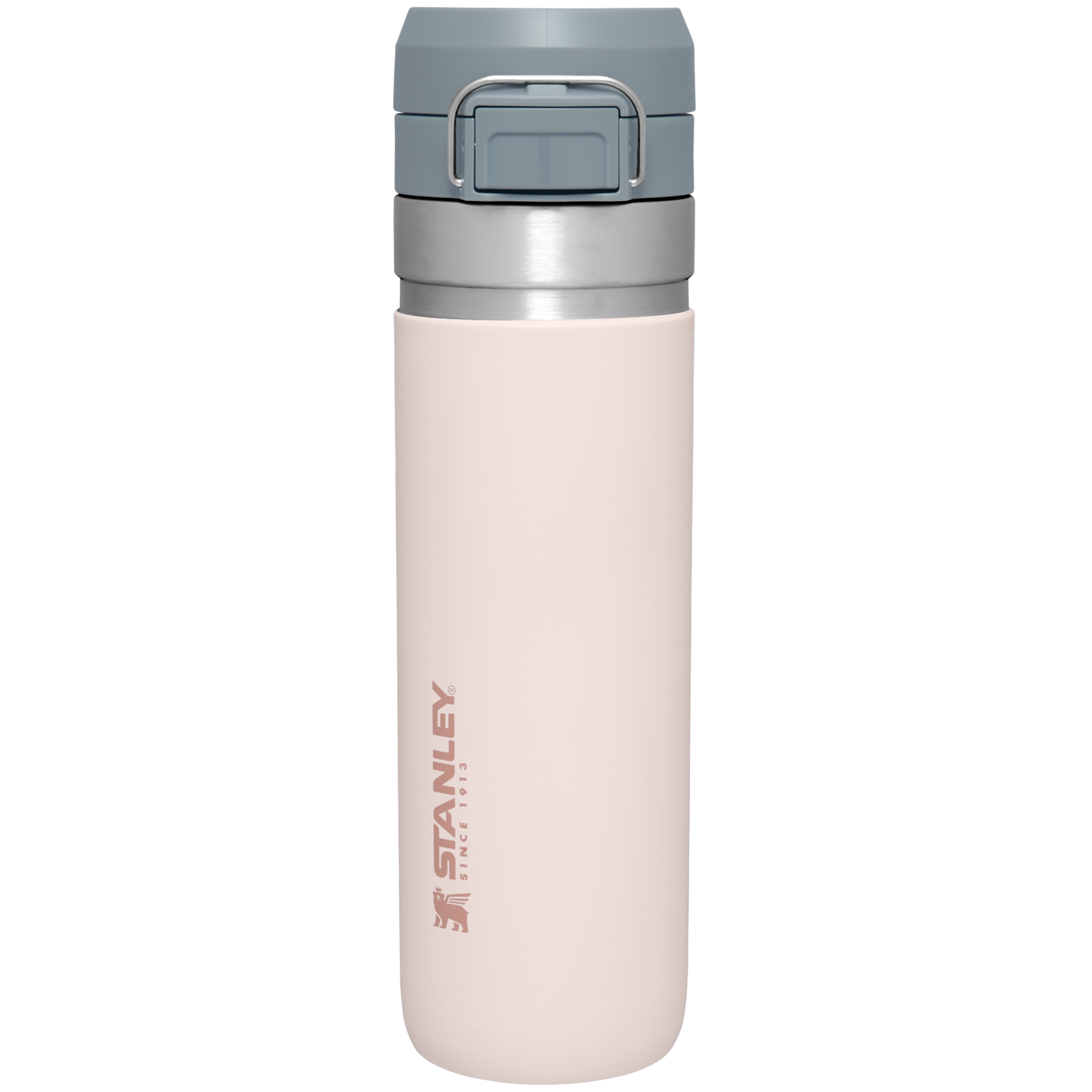 Stanley 24 OZ Quick Flip GO Bottle In Rose Quartz Pink