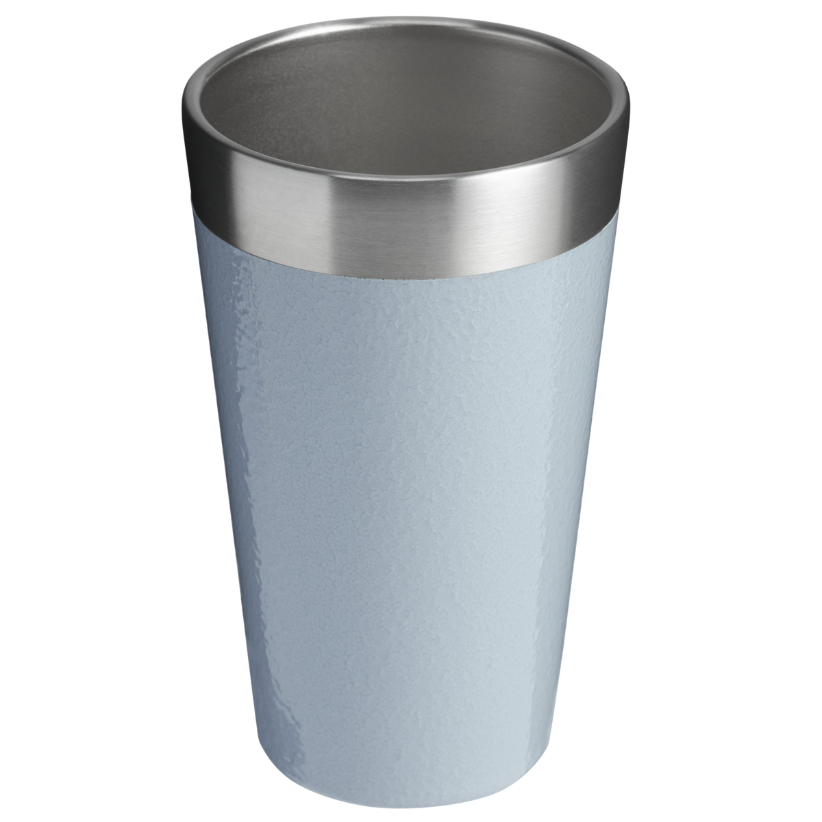 Stanley 16 OZ Stay Chill Stacking Pint Glass In Hammertone Silver