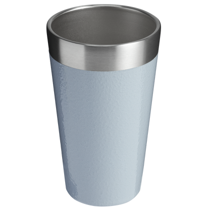 Stanley 16 OZ Stay Chill Stacking Pint Glass In Hammertone Silver