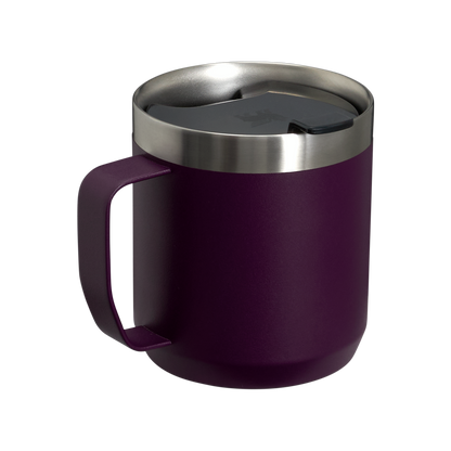 The Stanley Stay-Hot Camp Insulated Mug 12OZ In Plum Purple