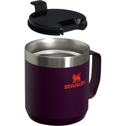 The Stanley Stay-Hot Camp Insulated Mug 12OZ In Plum Purple