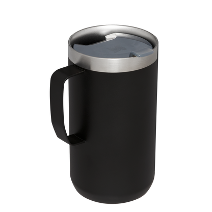 The Stanley Stay-Hot Camp Insulated Mug 24OZ In Matte Black