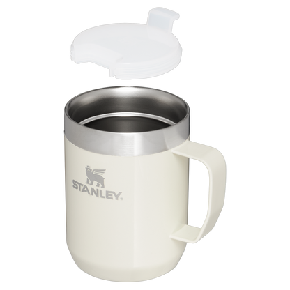 Stanley Stay Hot Camp Mug 8oz In Cream Gloss