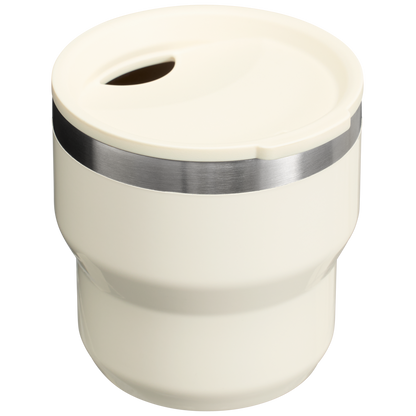 Stanley Stay-Hot Stacking Insulated Camp Cup 10 OZ In Cream Gloss White