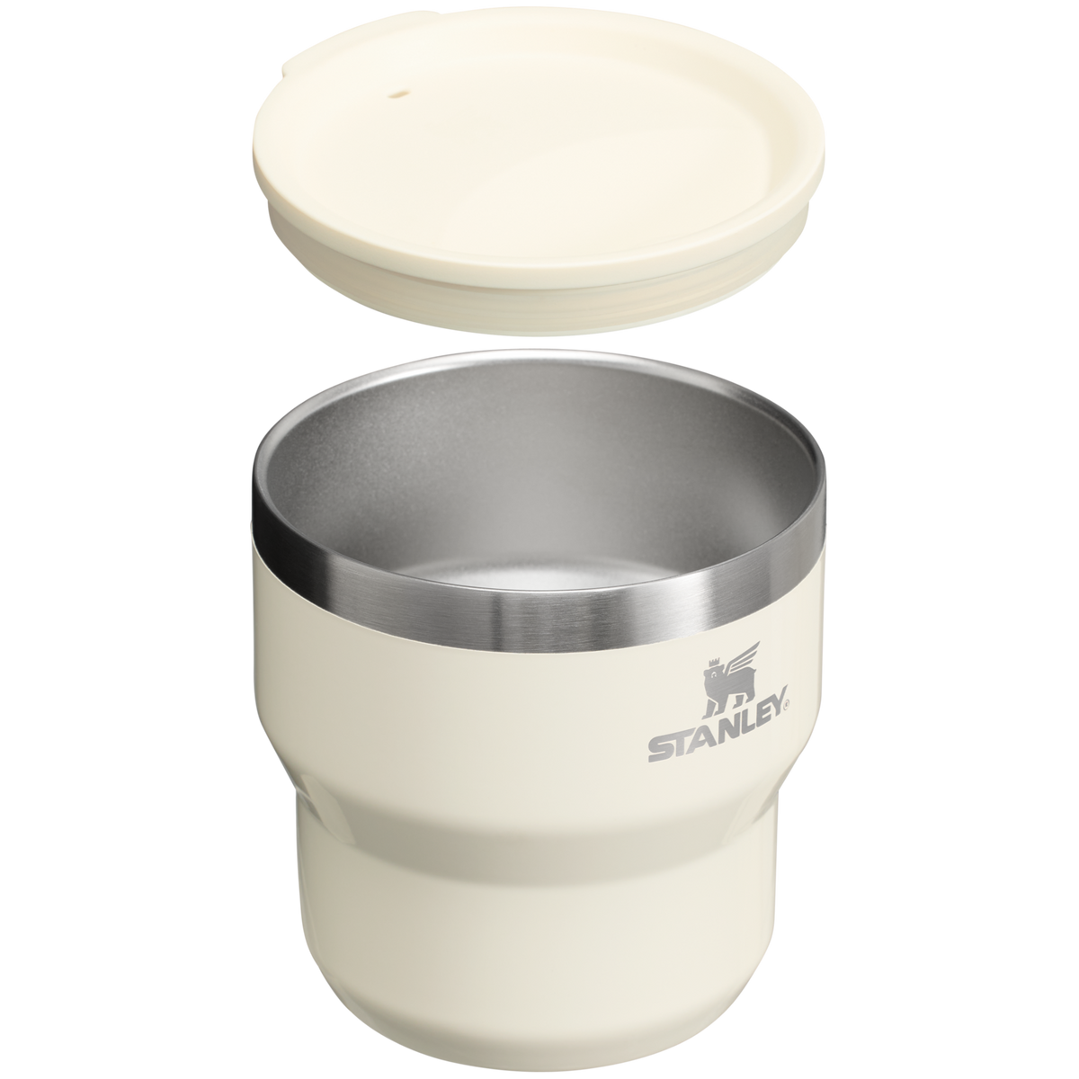 Stanley Stackable Stay Hot Stacking cup 10 oz with lid in Cream Gloss