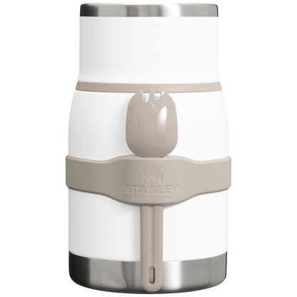 Stanley Adventure Food Jar In Frost White With Spork