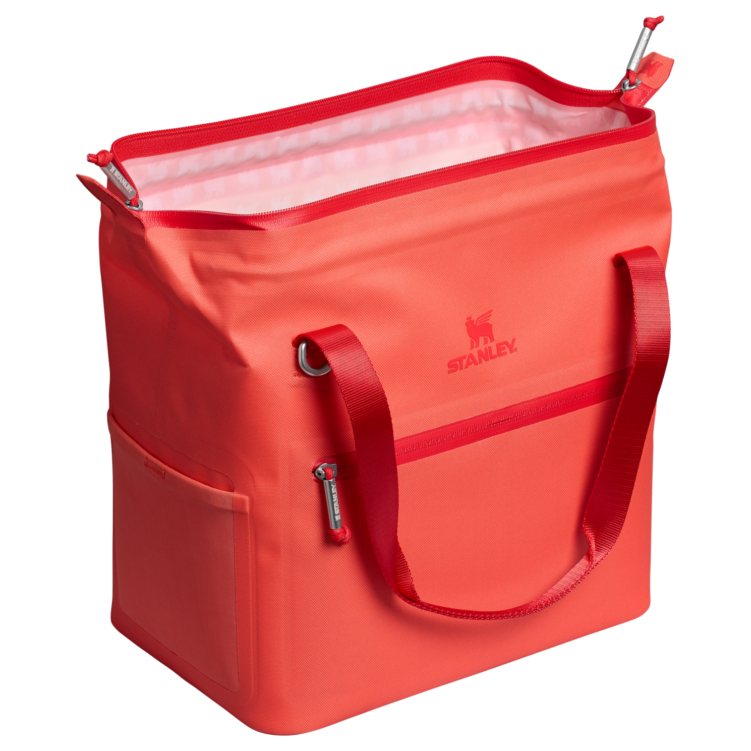 Stanley 12 Quart All Day Julienne Midi Soft Sided Cooler In Hot Coral Red