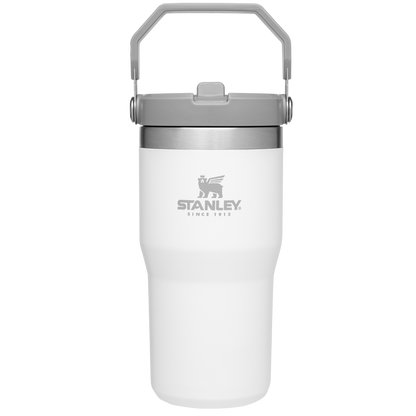 Stanley 20 OZ IceFlow Flip Straw Tumbler In Polar White