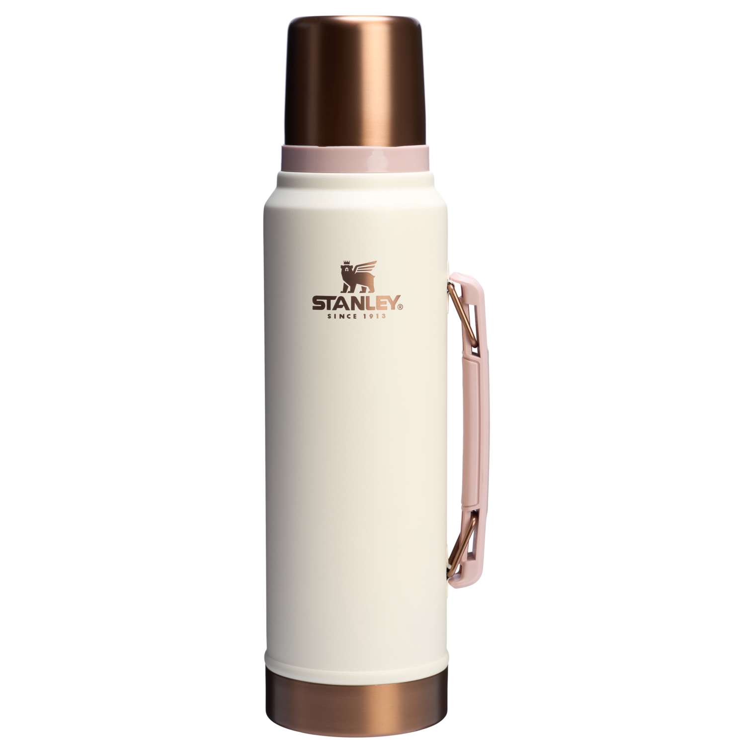 Stanley 1.1 Quart Legendary Vacuum Bottle In Cream Gold Rose