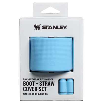 Stanley Quencher Tumbler Boot & Straw Cover In Sky Blue