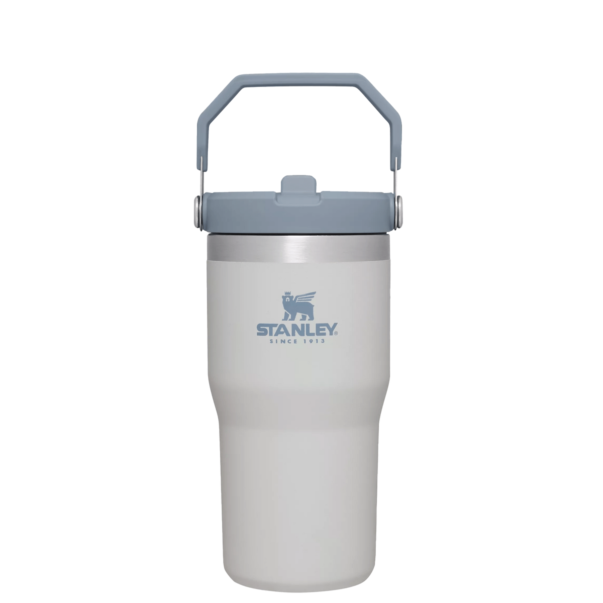 Stanley The IceFlow FlipStraw Tumbler Water Bottle 20 OZ In Fog